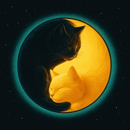 Yin Cat Yang Moon