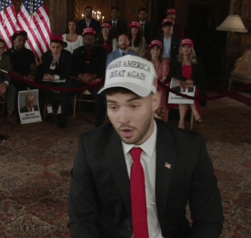 WHITE MAGA HAT
