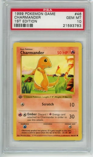 1st Edition Charmander