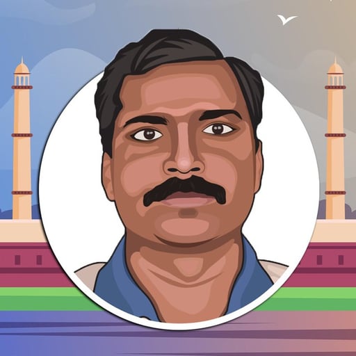 Guy with a moustache