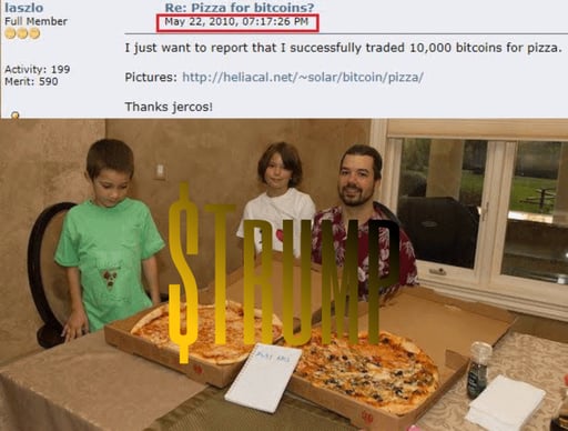 Trump Bitcoin Pizzaㅤ