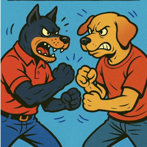Dog-fight Dog World