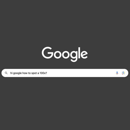 hi google how to spot a 100x?