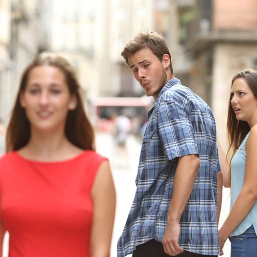 Distracted Boyfriend #1 meme