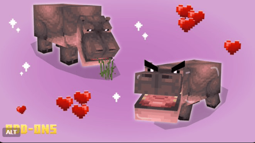 Moodeng On Minecraft
