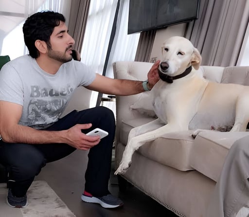 Sheikh Hamdan's Dog