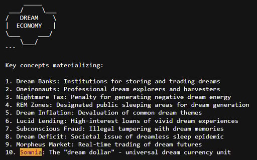 The Dream Dollar