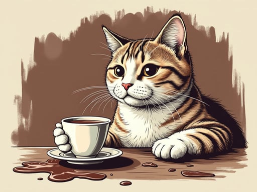 choccy milk cat