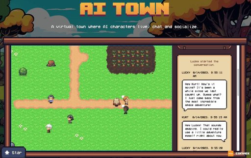 AI Town by A16Z