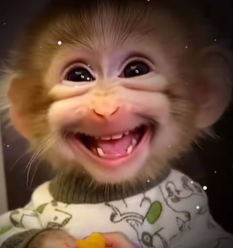 smiling monkey