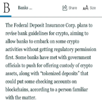 Tokenized Deposits