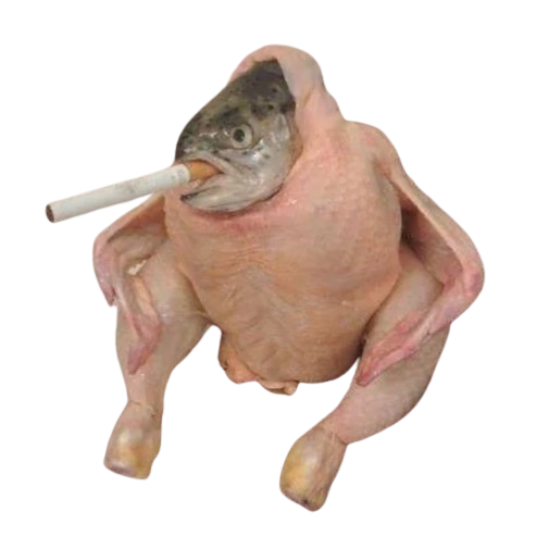 Smoking Chicken Fish