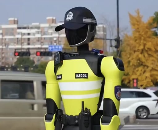 AI-powered Traffic Cop Robot