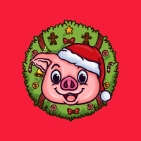 santa pig
