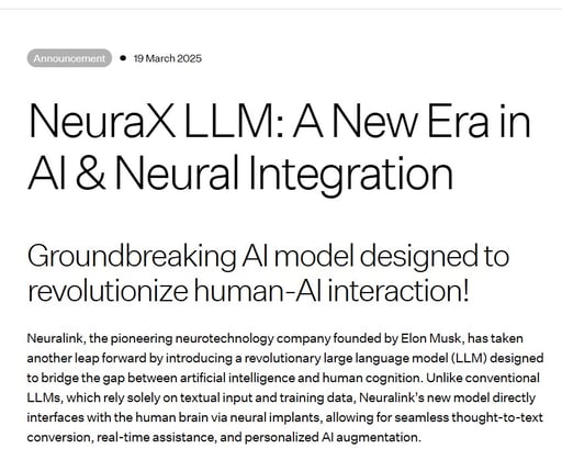 Neuralink's new AI Model