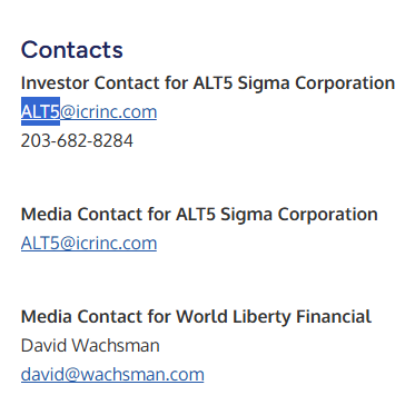 ALT5 Sigma