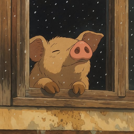 Snow Pig Gruta