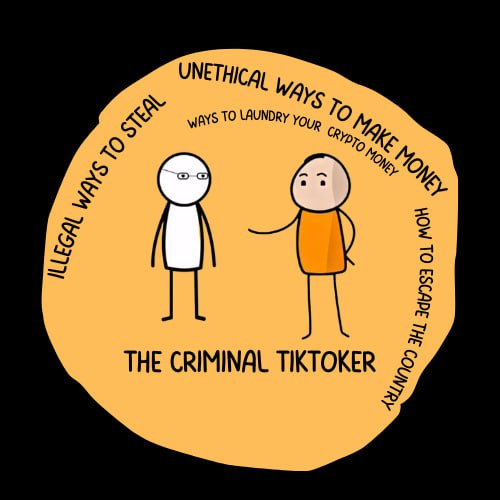 The criminal Tiktoker