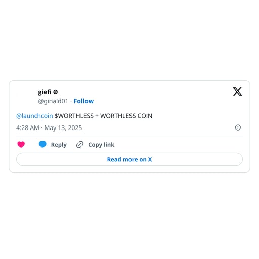 WORTHLESS COIN