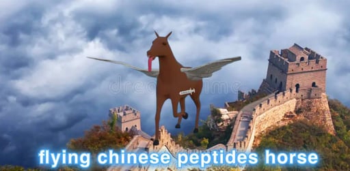 flying chinese peptides horse