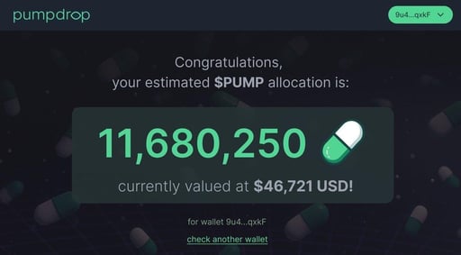 PF Airdrop checker
