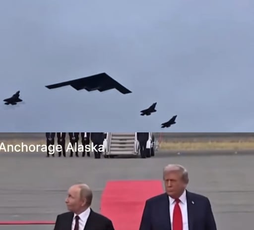 Trump aura farming Putin 