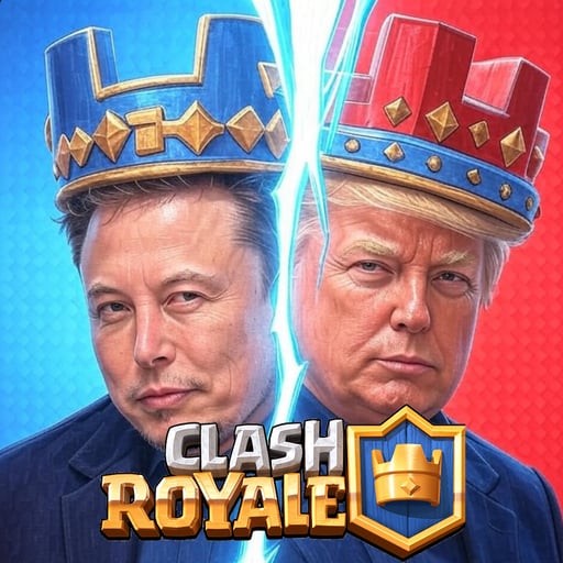 Clash Royale - Elon vs Trump