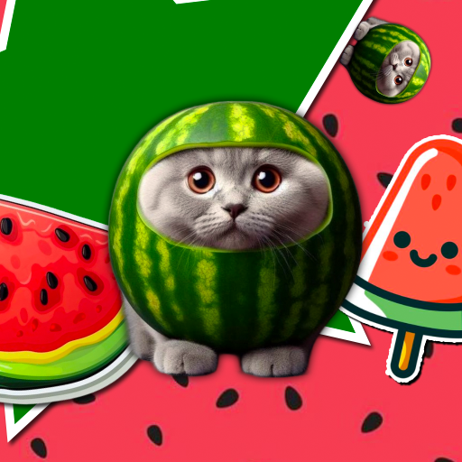 watermelon cat