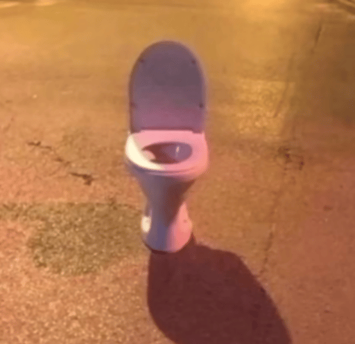 just a toilet