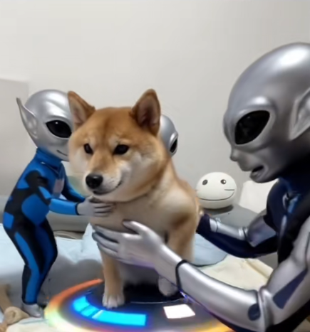 宇宙人迎えに来た